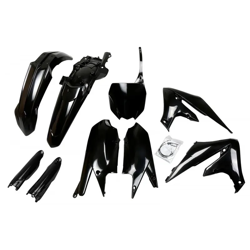 [ Ufo Plast ] Full Kit Plastique Noir, Yamaha YZ 250F 19-23, YZ 450F 18-22 Gyors kiszállítás