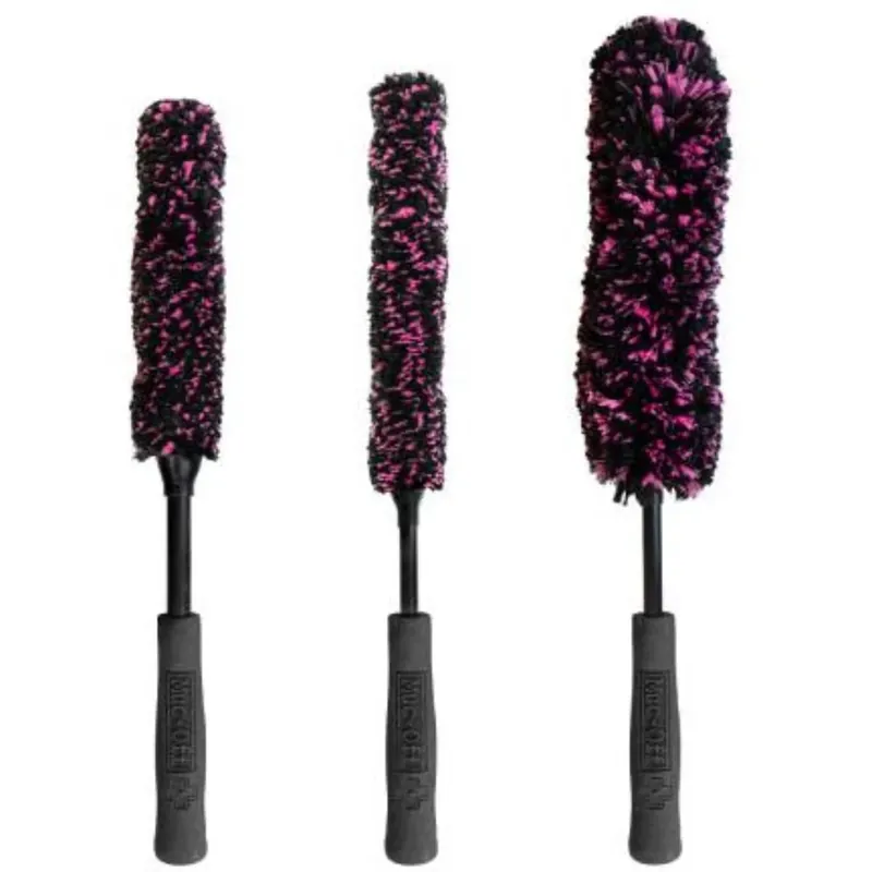 [ Muc-Off ] Jeu de brosses en microfibres Microfibre Brush Kit Lot de 3 Bestseller