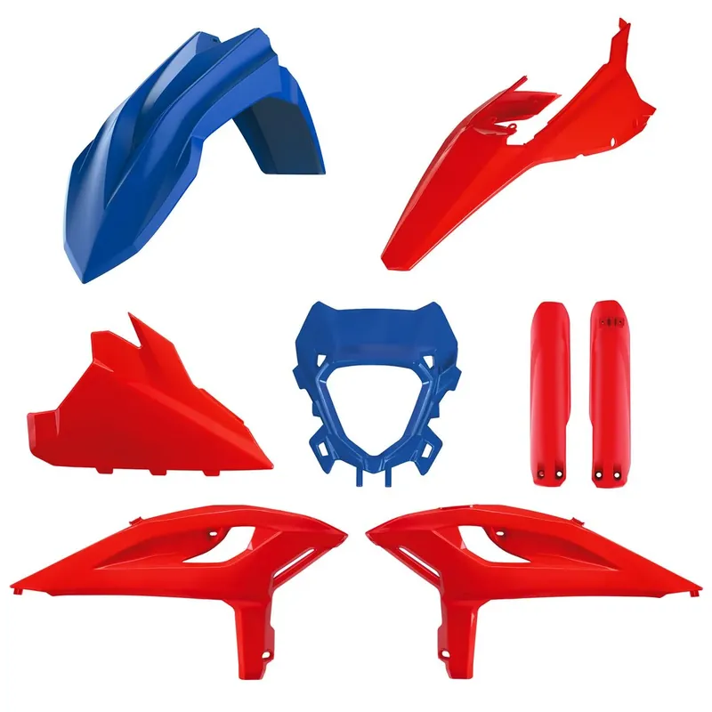 [ Polisport ] Kit Plastique Full Beta RR XPro 2T/4T 25-, Rouge/Bleu Vedd meg online