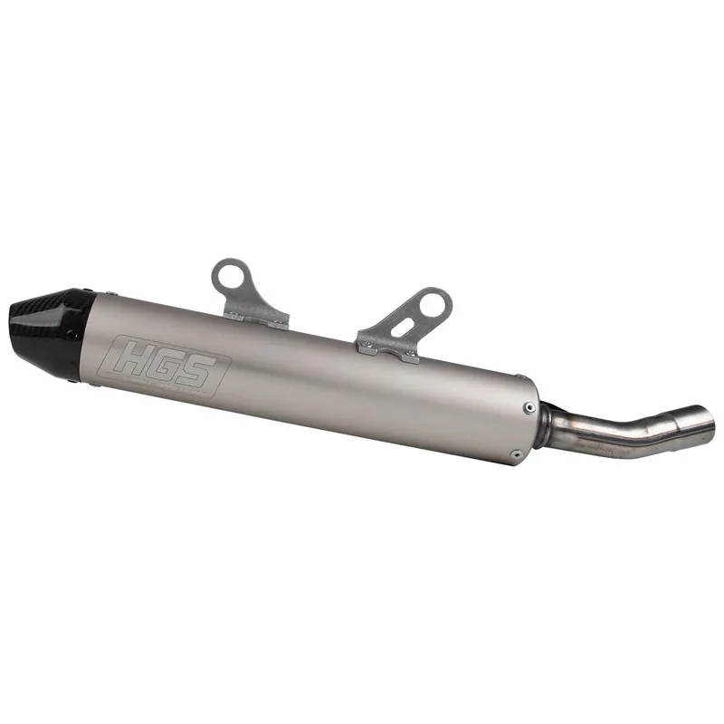 [ HGS ] Silencieux Husqvarna TC 250 23-, KTM SX 250/300 23-, Gas Gas MC 250 24-, Forme ronde Végkiárusítás