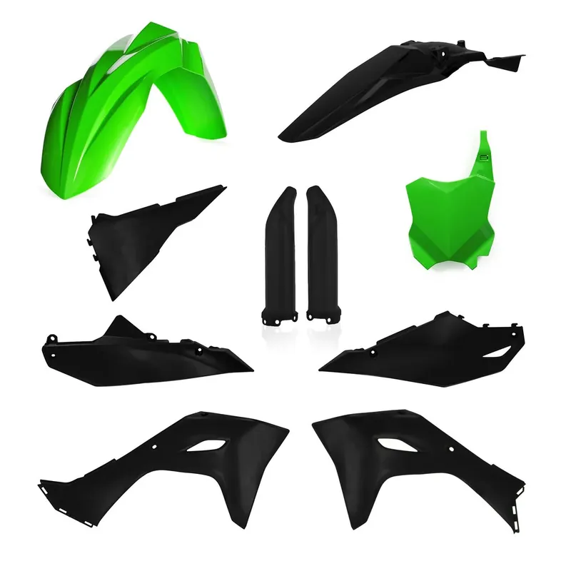Utolsó esély [ Acerbis ] Kit Plastique Full Kawasaki KX 250 25-, KX 450 24-, Vert/Noir