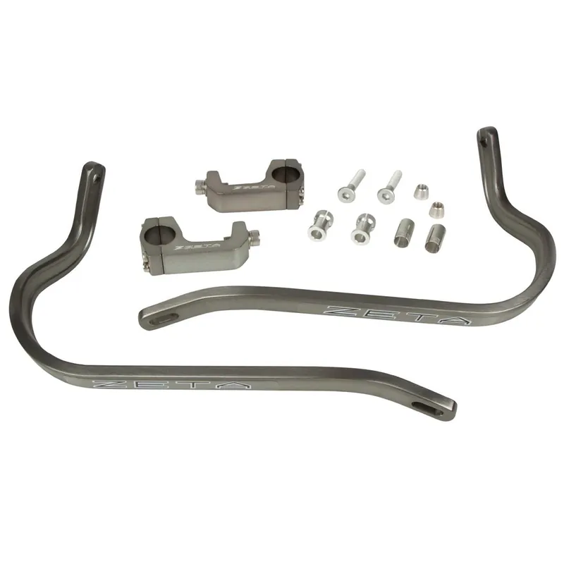 Kedvezményes ár [ Zeta ] Protège Mains Armor Argent, 28.6 mm, Bent Version, U-Clamp