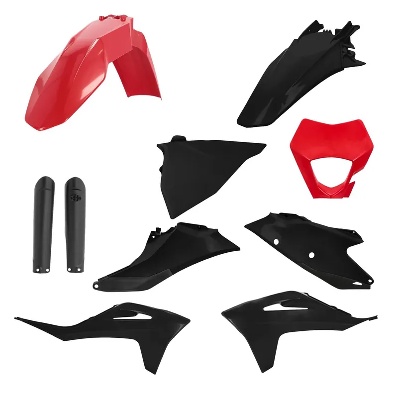 [ Acerbis ] Kit Plastique complet Full-Kit Gas Gas EC/EC-F 21-, Rouge/Noir Rendeld meg most