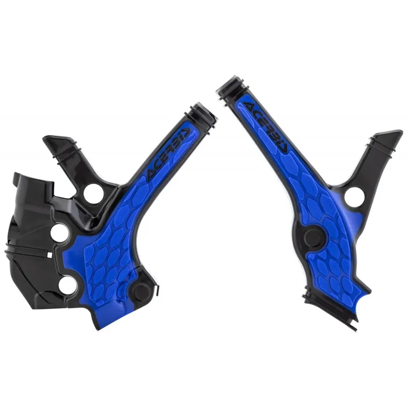 [ Acerbis ] Protections de Cadre Anti-Dérapante X-Grip Yamaha YZ 65 19-, Noir/Bleu Szuper ajánlat