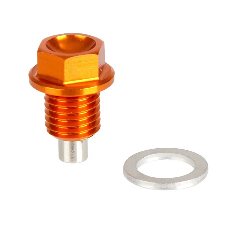 [ Moose Racing ] Bouchon de Vidange KTM EXC/EXC-F 125-350, SX/SX-F 50-525, Freeride 350 12-14, magnetic, orange Alacsony ár