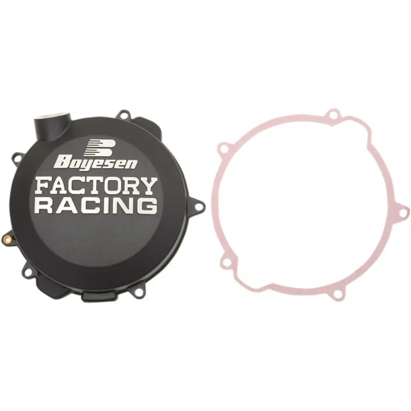 Legjobb ár [ Boyesen ] Couvercle de Carter d‘Embrayage Factory Husqvarna TC 125 16-17, KTM SX 125/150 16-17, Noir