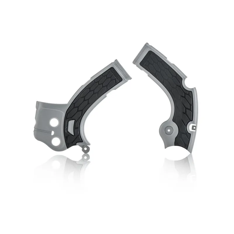 [ Acerbis ] Protections de Cadre Anti-Dérapante X-Grip Yamaha YZF 250/450, WRF 450, Noir/Gris Biztonságos vásárlás