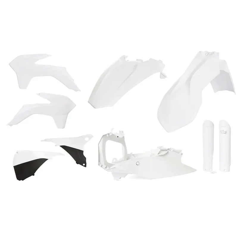 [ Acerbis ] Kit Plastique complet Full-Kit KTM EXC 125/200/250/300, EXC-F 250/350/450/500 2016, Blanc Árcsökkenés