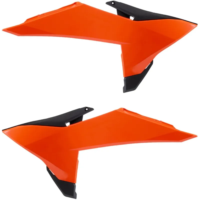 [ Polisport ] Ouie de Radiateur Orange/Noir, KTM EXC/EXC-F 26-, SX/SX-F 25- Nézd meg most