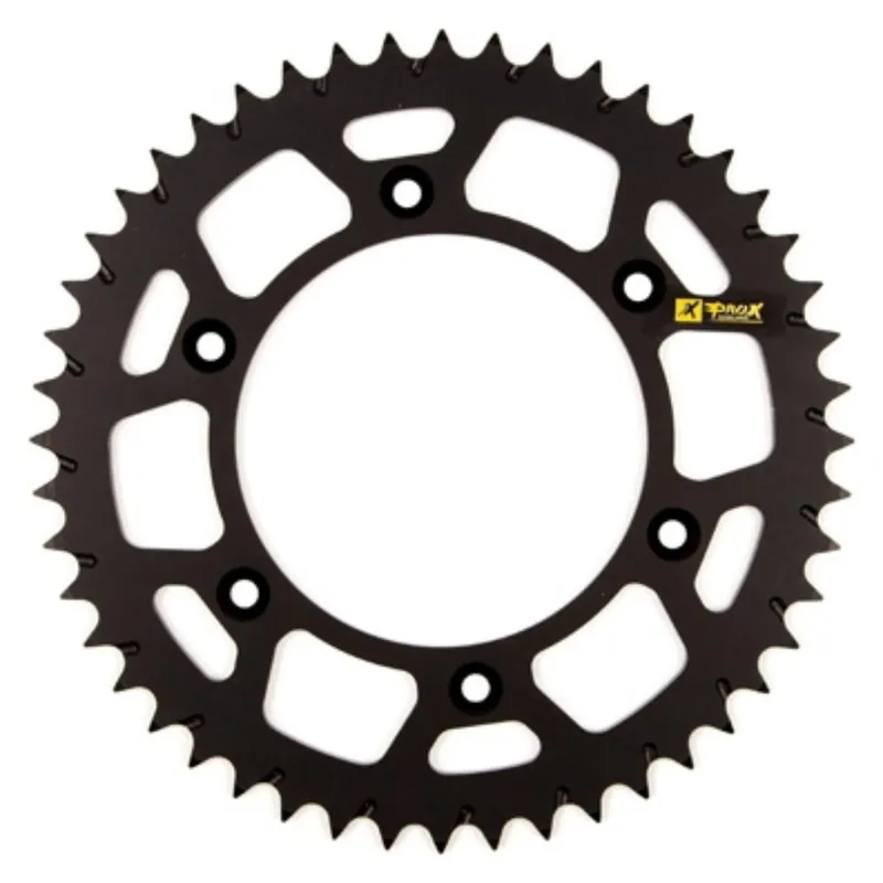 Szezonális akció [ ProX ] Couronne Beta, 520 Pitch, Aluminum, Black, 48-51 Teeth