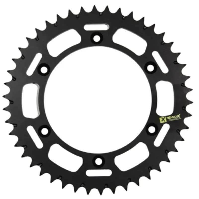 Árcsökkenés [ ProX ] Couronne Sherco/Rieju/Husqvarna/GasGas/Beta, 520 Pitch, Aluminum, Black, 48-52 Teeth