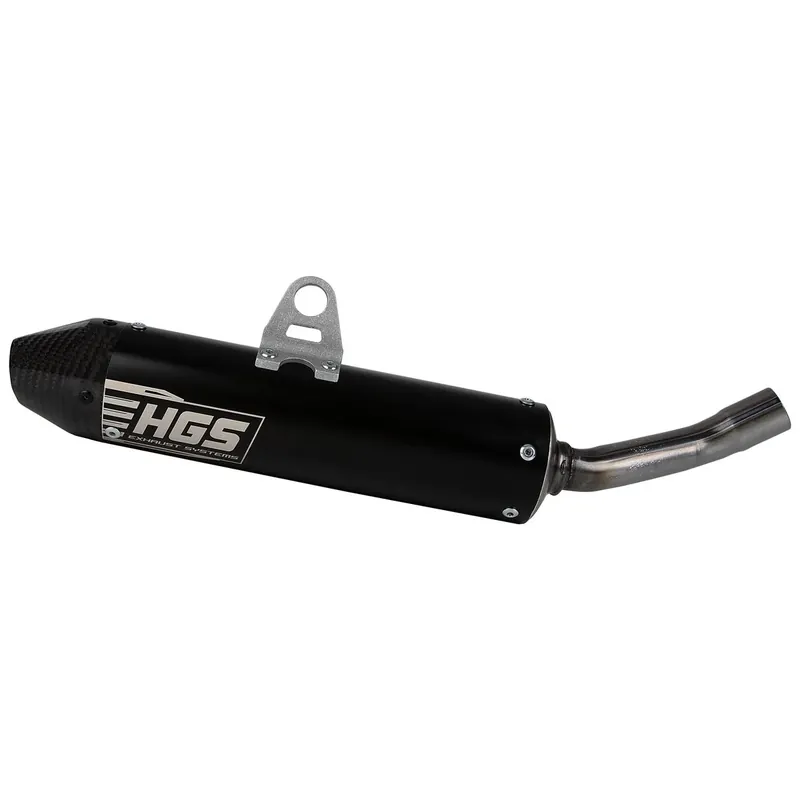 Bestseller [ HGS ] Silencieux Yamaha YZ 125 02-25, Fantic XX 125 22-25, Noir/Carbone