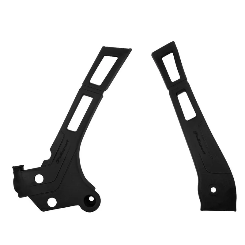 [ Polisport ] Protections de Cadre Anti-Dérapante Yamaha YZ 125/250 05-20, Noir Outlet