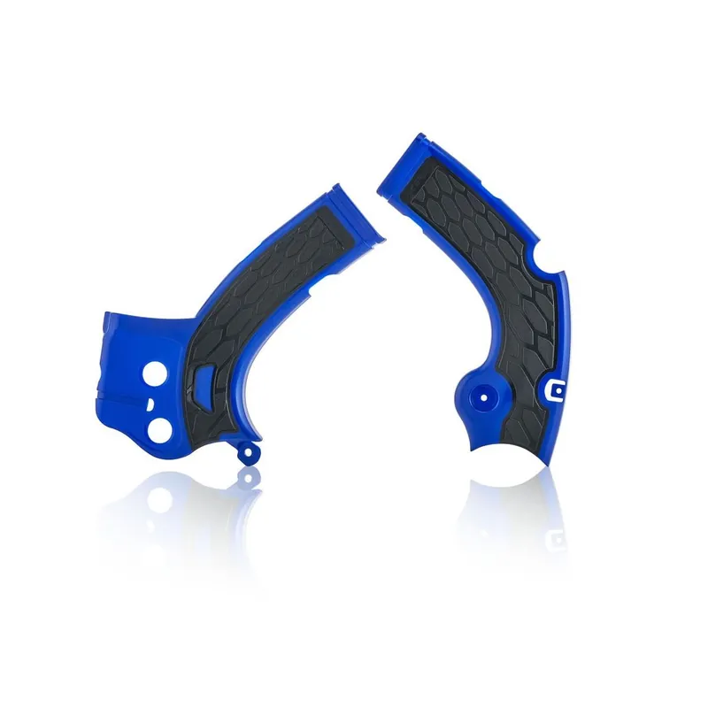 [ Acerbis ] Protections de Cadre Anti-Dérapante X-Grip Yamaha YZF 250/450, WRF 450, Noir/Bleu Ajánlat