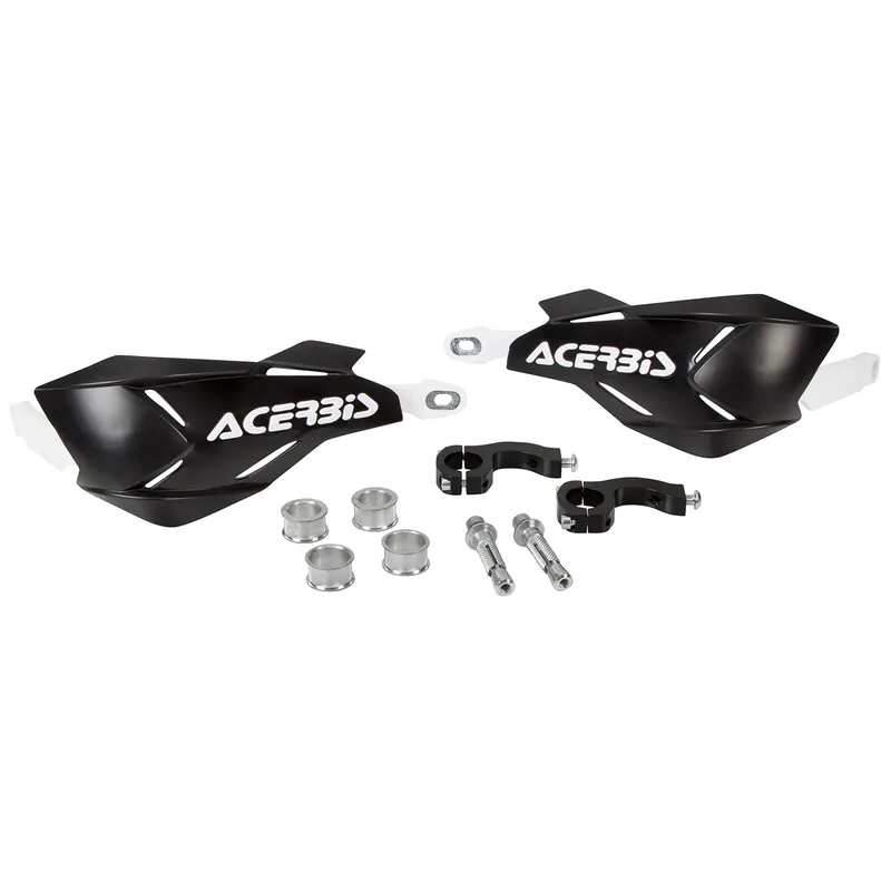 Legjobb ár [ Acerbis ] Protège Mains X-Factory Noir/Blanc, Kit de montage inclus