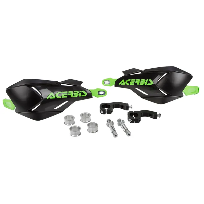 [ Acerbis ] Protège Mains X-Factory Noir/Vert, Kit de Montage inclus Ne maradj le