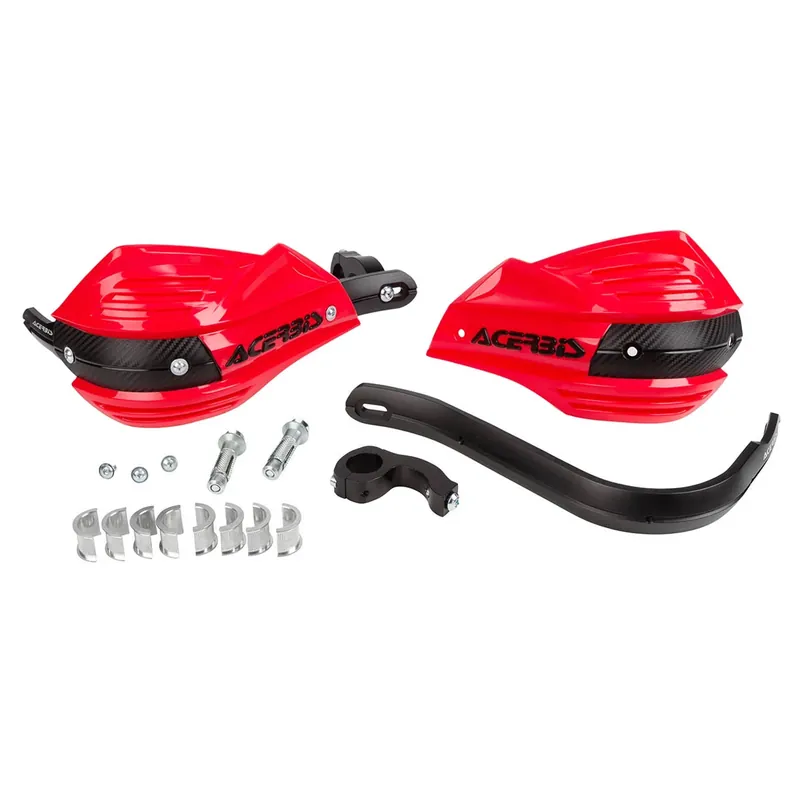 [ Acerbis ] Protège Mains X-Factor Rouge, Kit de Montage inclus Újdonság