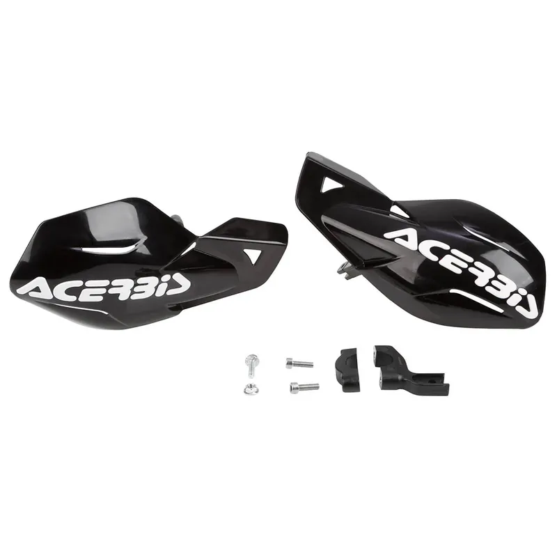 Prémium [ Acerbis ] Protège Mains MX Uniko Noir, Kit de montage inclus