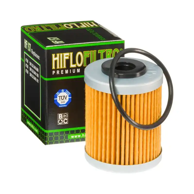 Utolsó esély [ HIFLO ] Filtre à Huile HF157 Beta RR 250/400/450/525, KTM EXC 250/400/450/520/525 - Short