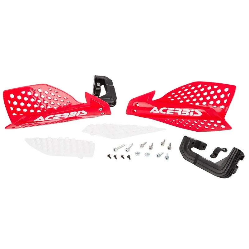 [ Acerbis ] Protège Mains X-Ultimate Rouge/Blanc, Kit de Montage inclus Szuper ajánlat