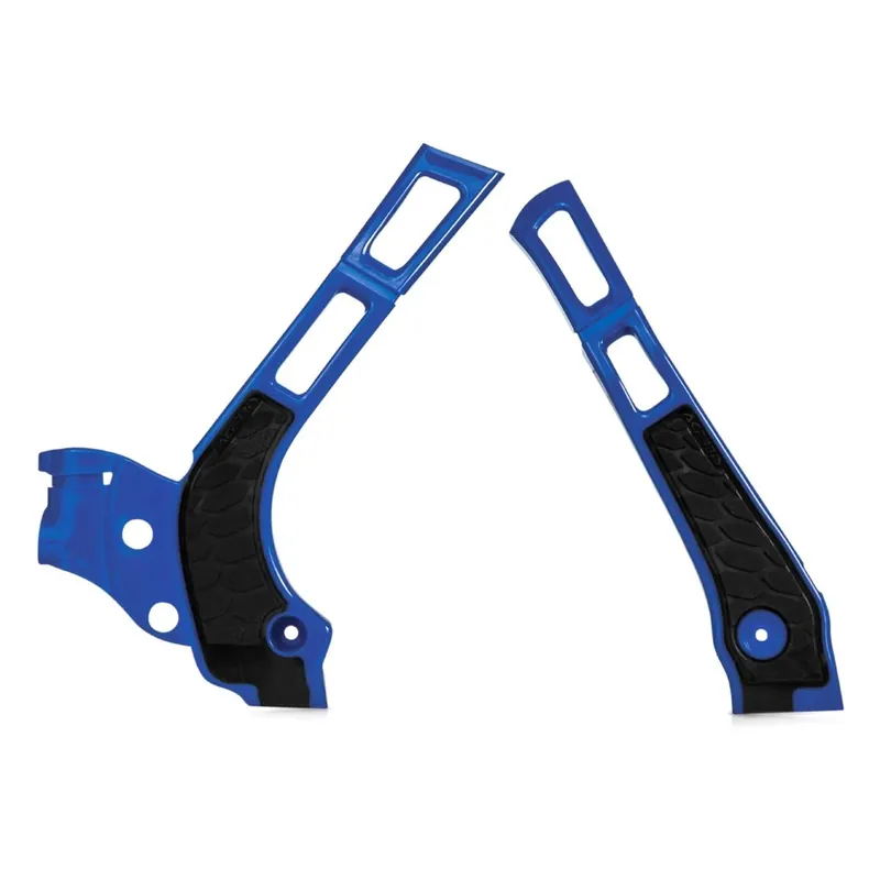 [ Acerbis ] Protections de Cadre Anti-Dérapante X-Grip Yamaha YZ 125/250, WR 125/250, Bleu Gyors szállítás