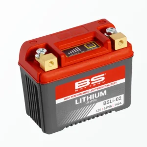 Végkiárusítás [ BS Battery ] Moto Batterie BSLI-02 Lithium, 12V, 2Ah, 140A, 107x56x85 mm