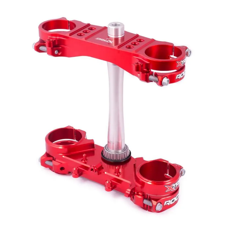 Vedd meg online [ Xtrig ] Té de Fourche Rocs Tech Honda CRF 250R 22-, 450R 21-, Rouge