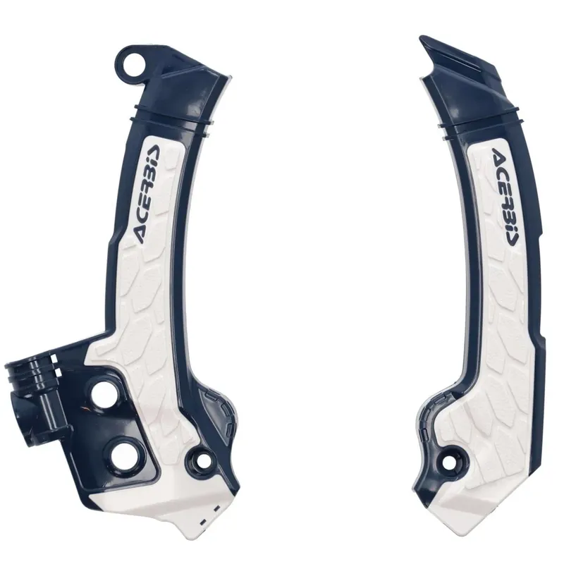 [ Acerbis ] Protections de Cadre Anti-Dérapante X-Grip Husqvarna TC/FC 23-, TE/FE 24-, Bleu/Blanc Biztonságos fizetés