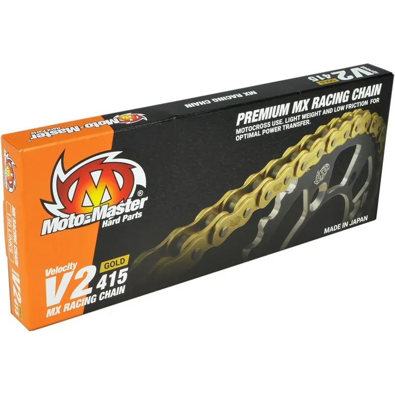 [ Moto-Master ] Chaîne MX V2 415 pitch, Gold Alacsony ár