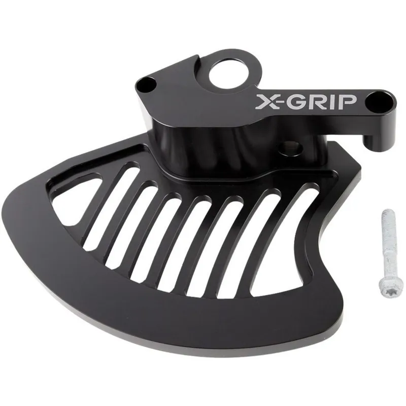 Végkiárusítás [ X-Grip ] Protège Disque de Frein KTM/Husqvarna 16-, Gas Gas 21-, Noir, Avant