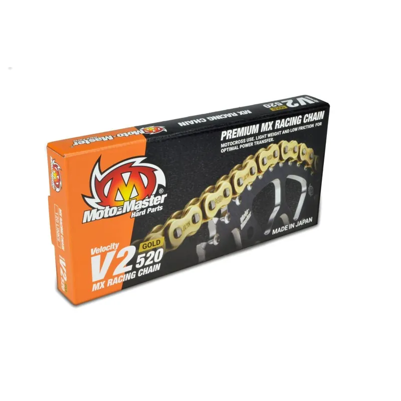 [ Moto-Master ] Chaîne MX V2 520 Pas, Or Ajánlat