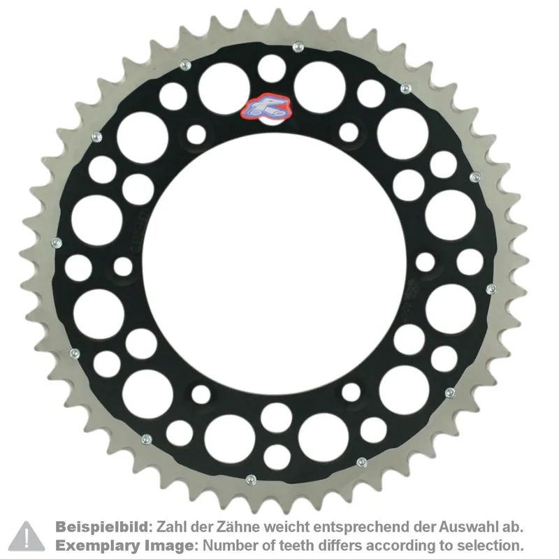 Vedd meg online [ Renthal ] Couronne Twinring Yamaha YZ 250F/450F 01- , YZ 125/250, WR/WRF, Noir