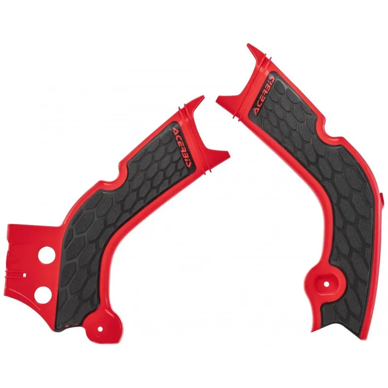 [ Acerbis ] Protections de Cadre Anti-Dérapante X-Grip Honda CRF 250 20-, CRF 450 19-20, Rouge/Noir Rendeld meg most