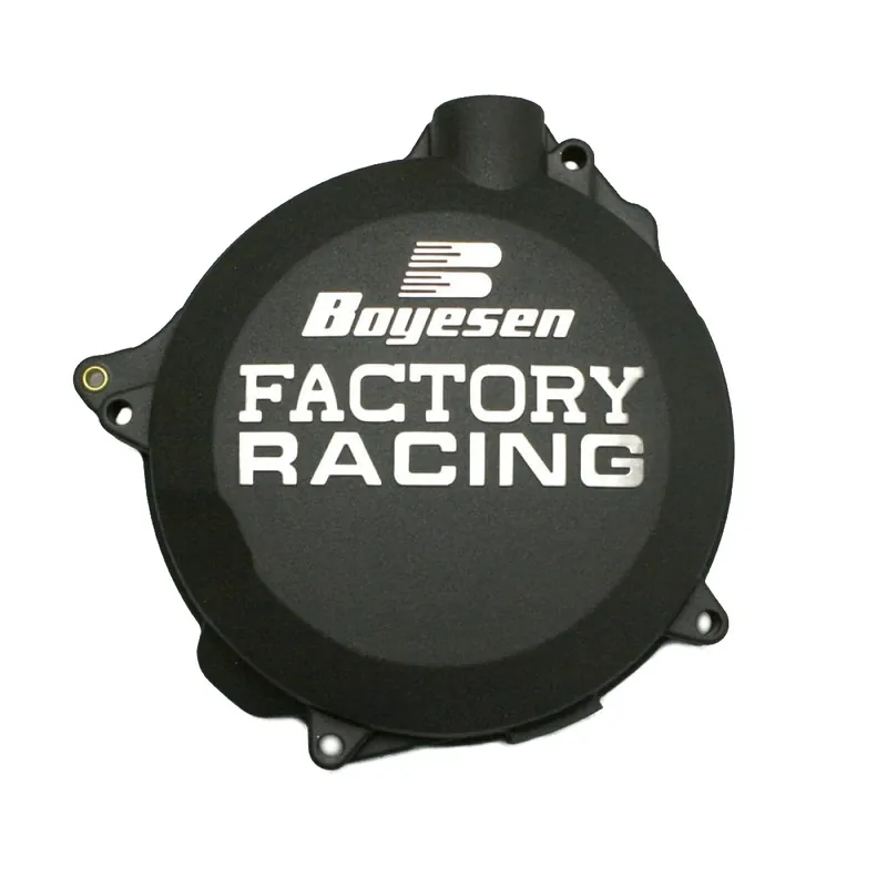[ Boyesen ] Couvercle de Carter d‘Embrayage Factory Husaberg TE 250/300 12-14, Husqvarna TE 250/300 14-16, KTM SX 250 13-16, EXC 250/300 13-16, Noir Csak ma