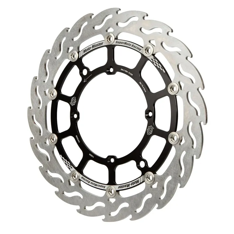 Népszerű [ Moto-Master ] Disque de Frein Flame Supermoto Racing Husqvarna CR/WR 125/250, WR 300/310, TE/TC 250/310/400/450, 320 mm, Avant