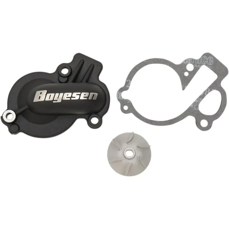Különleges ajánlat [ Boyesen ] Kit Pompe à Eau Supercooler Husqvarna FC 450 16-17, FE 450 ‘17, KTM EXC-F 500 17-18, SX-F 450 16-17, Noir