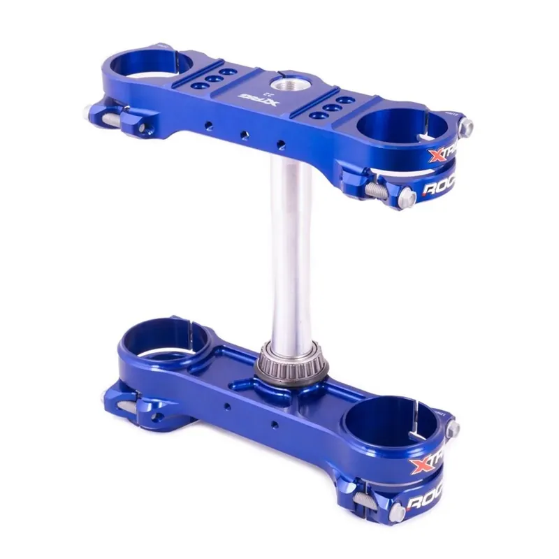 [ Xtrig ] Té de Fourche Rocs Tech Yamaha YZF 250 12-23, YZF 450 10-15/18-22, Fantic XXF 250/450 23‘, Bleu Gyors szállítás