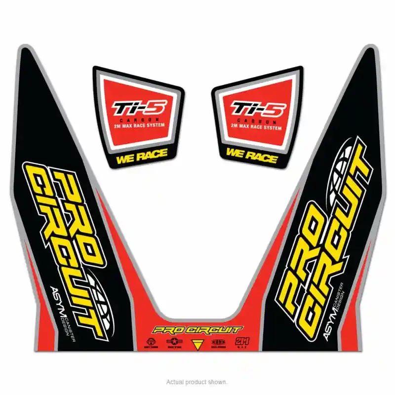 Szezonális akció [ Pro Circuit ] Sticker Silencieux pour TI-5 Titane ‘12