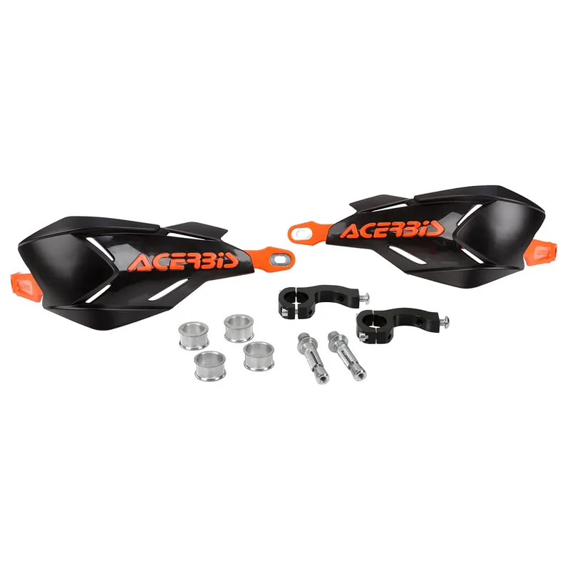[ Acerbis ] Protège Mains X-Factory Noir/Orange, Kit de Montage inclus Csak ma