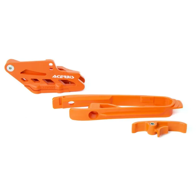 [ Acerbis ] Kit Patin + Guide Chaîne Orange, KTM SX 125/144/150/250, SX-F 250/350/450 11- Outlet
