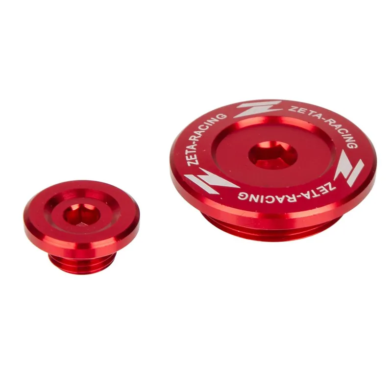 Vedd meg online [ Zeta ] Bouchons Moteur Rouge, Yamaha YZF 250/400/426/450, WRF 250/400/426,