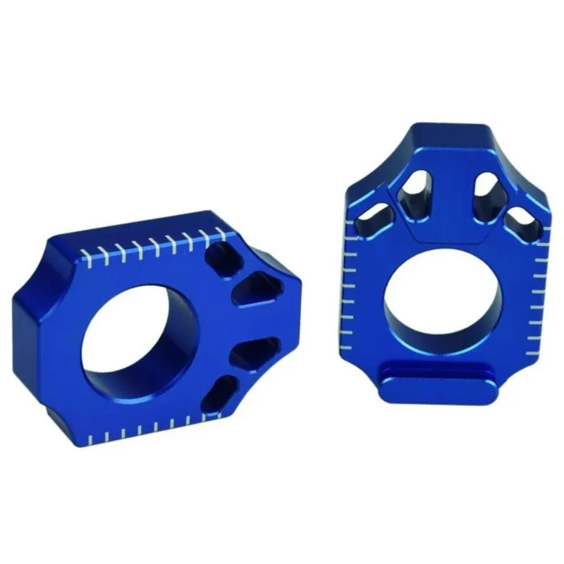 Árengedmény [ SCAR ] Tendeur de Chaine Yamaha/Fantic, Bleu
