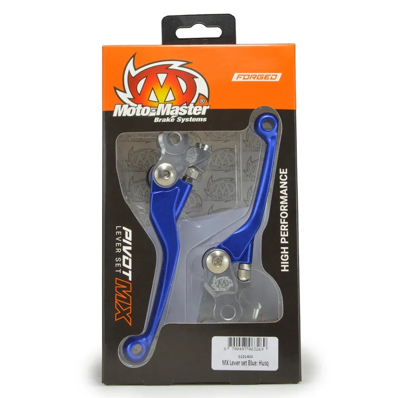 Biztonságos vásárlás [ Moto-Master ] Set de Levier de Frein et d’Embrayage Pivot MX Yamaha YZ 250F/450F 09-, YZ 125/250 15-, Bleu