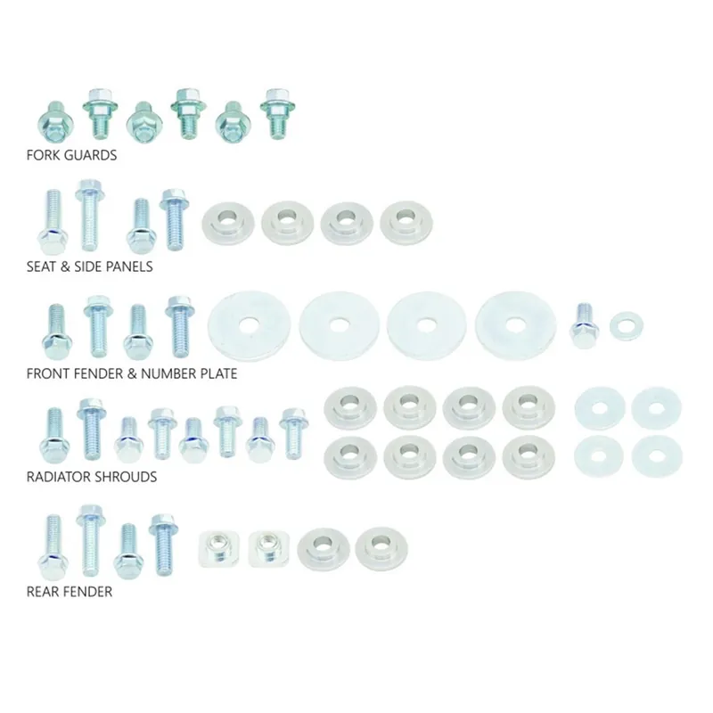 Rendeld meg most [ Ufo Plast ] Kit de Vis pour Plastique, Suzuki RMZ 250 10-18, RMZ 450 08-17