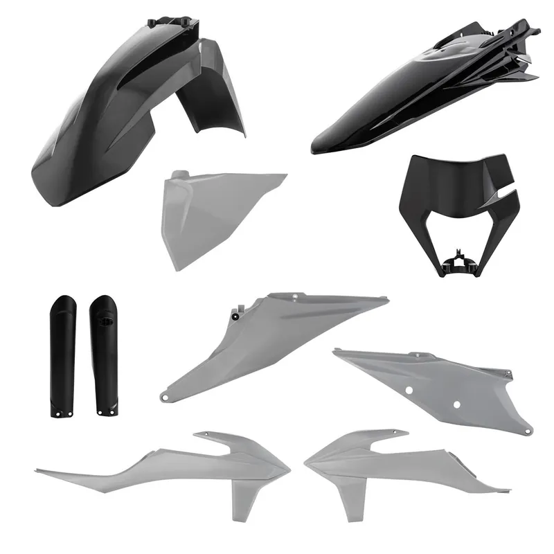 Kiárusítás [ Acerbis ] Kit Plastique complet Full-Kit KTM EXC/EXC-F 20-, Noir/Gris
