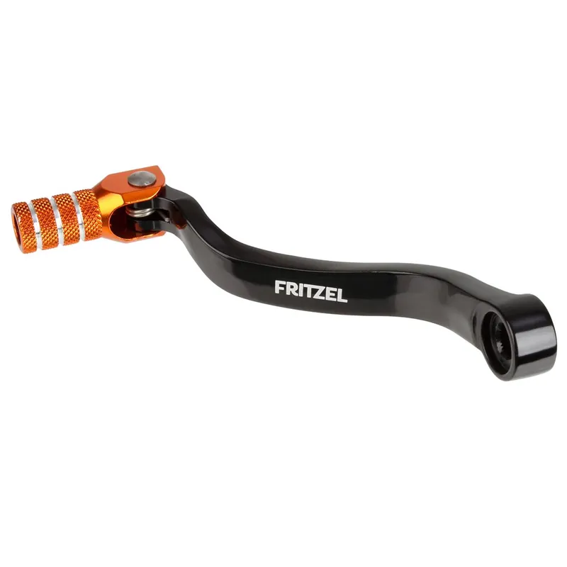 [ FRITZEL ] Sélecteur de Vitesse Wellenreiter KTM SXF 250 11-12, EXC 350F 16, SXF 450 13-15, Noir/Orange Prémium