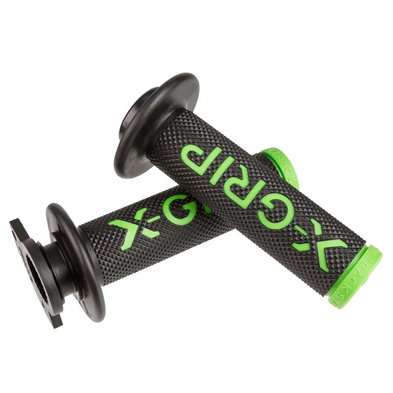 [ X-Grip ] Poignées Braaaap Lock-On Vert Ne maradj le