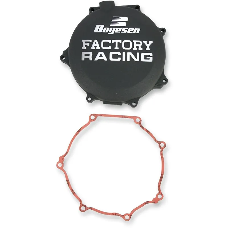 Vásárlói kedvenc [ Boyesen ] Couvercle de Carter d‘Embrayage Factory Kawasaki KX-F 450 06-15, Black
