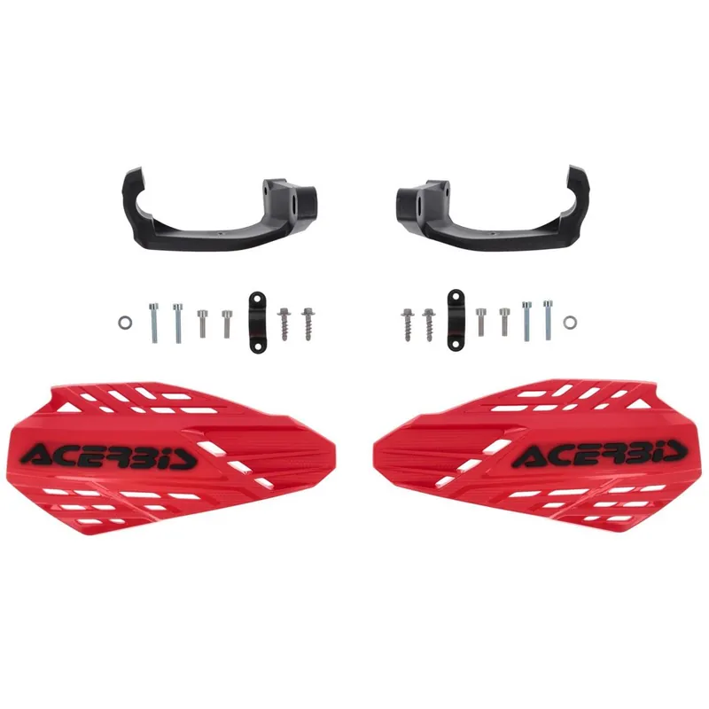 Kedvezményes ár [ Acerbis ] Protège Mains Linear Vented Rouge/Noir