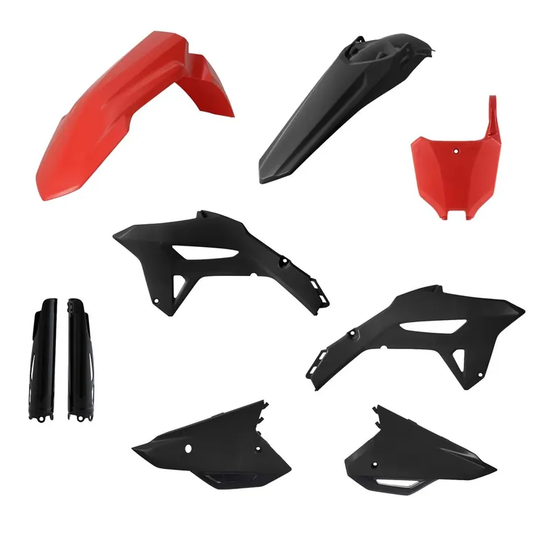 Végkiárusítás [ Acerbis ] Kit Plastique complet Full-Kit Honda CRF 250R 22., CRF 450R 21-, Rouge/Noir